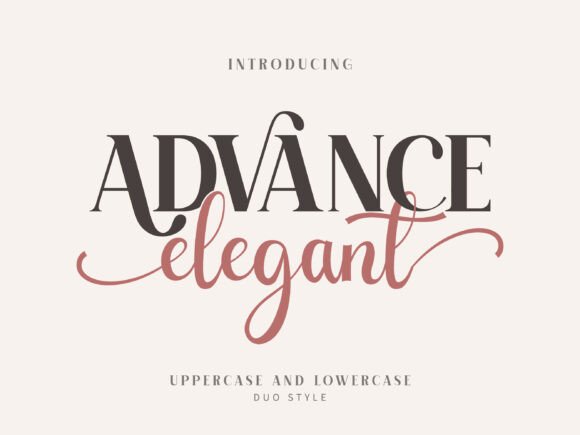 Advance Elegant Typeface for Memorable Business Branding