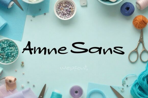 Amne Sans: A Hand-Drawn Display Typeface with Quiet Confidence