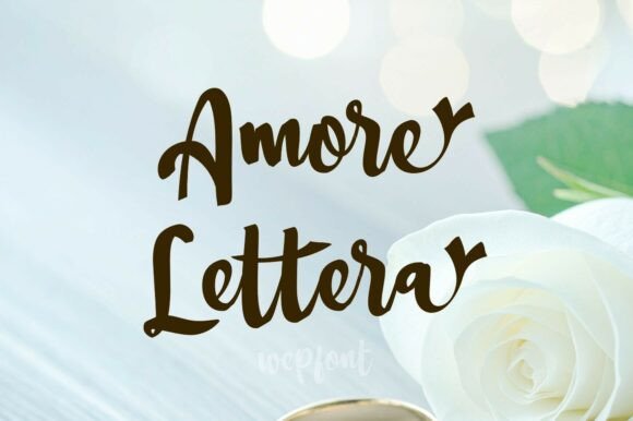 Amore Lettera: A Romantic Script Font That Elevates Real Small Business Branding