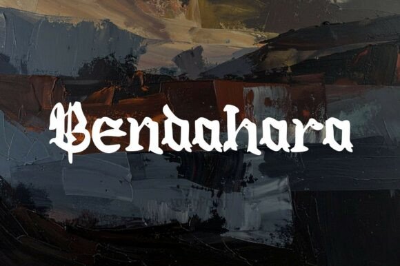 Bendahara Font: A Gothic Script Typeface That Elevates Web Design
