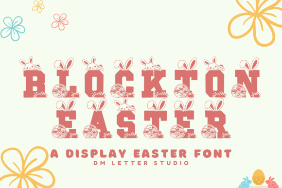 Blockton Easter: A Bold Display Font for Seasonal Campaigns