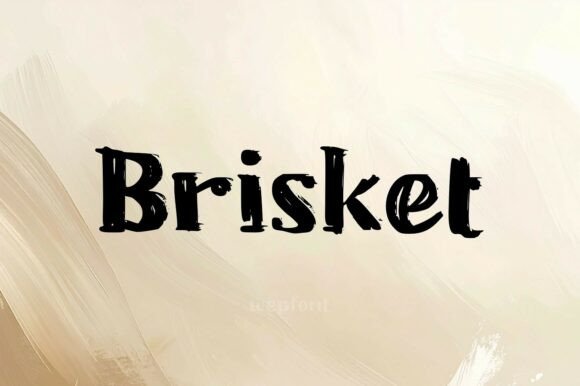Brisket Font: A Vibrant Script Typeface for Web Design