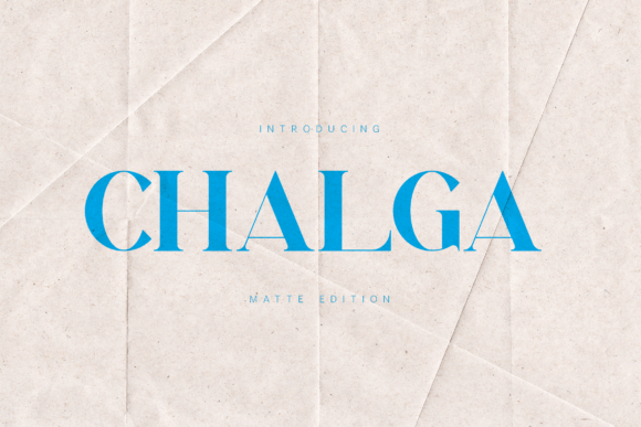 Chalga: A Serif with Sharp Editorial Confidence