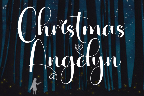 Christmas Angelyn: A Graceful Script Font for Thoughtful Branding