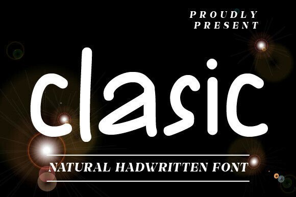 Clasic: A Natural Handwritten Font for Clean Brand Identity