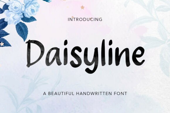 Daisyline: A Handwritten Script Font That Feels Human, Not Hype