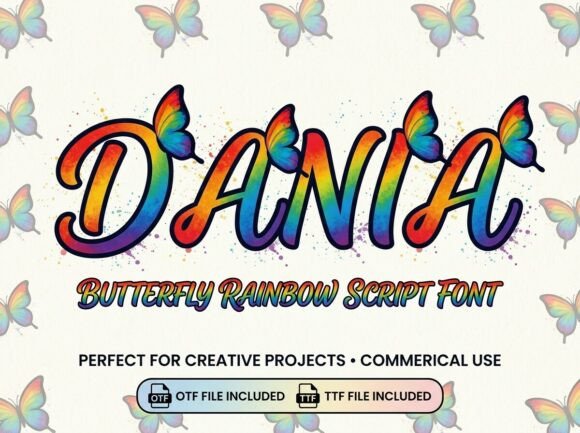 Dania: A Whimsical Display Font for Joyful Branding