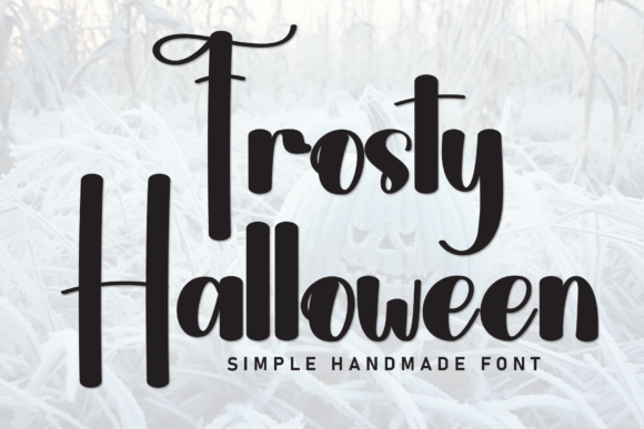 Frosty Halloween: A Playful Display Font for Charming Brand Identities