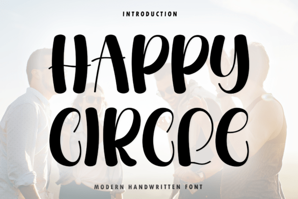 Happy Circle: A Sophisticated Handwritten Script Font