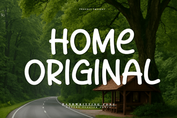 Home Original: A Graceful Handwritten Font for Crafters and Makers