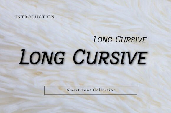 Long Cursive: A Refined Script Font for Elegant Brand Identity