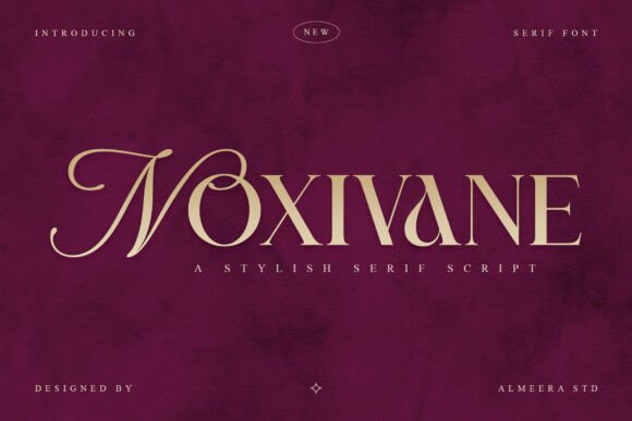 Noxivane: A Serif Font for Editorial Elegance