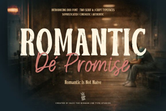 Romantic Dé Promise Duo Font for Makers and Product Designers