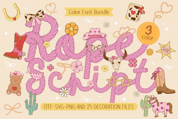 Rope Script: A Color Font That Makes Your Campaigns Instantly Recognizable