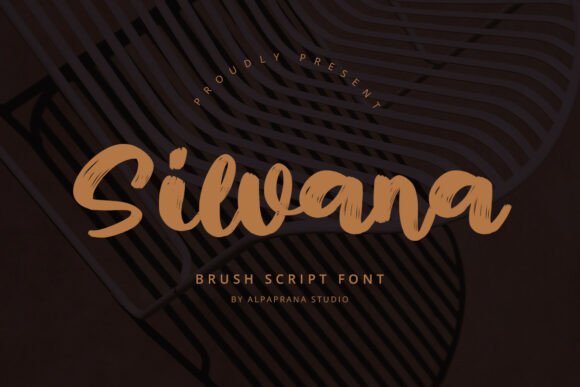 Silvana: A Brush Script Font That Breathes Life Into Digital Headlines