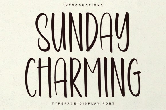 Sunday Charming: The Display Font That Makes Your Brand Feel Handcrafted