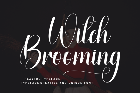 Witch Brooming: A Playful Script Font That Lands Right in Campaign Visuals